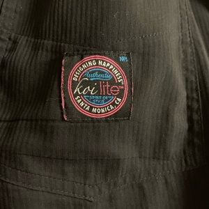 Koi lite black scrub pants